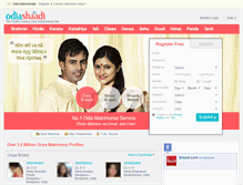 Tablet Screenshot of odiashaadi.com